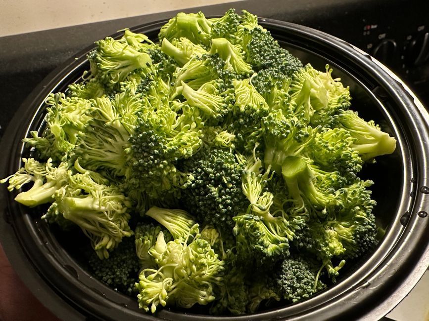 Potato and broccoli 