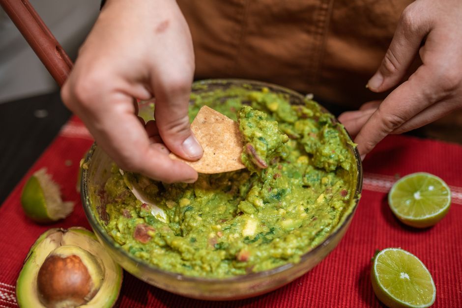Guacamole fácil (sin limón ni tomate)